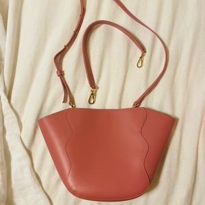 Mansur Gavriel pink leather bag